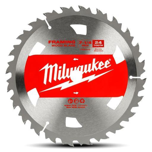 Milwaukee 48418710x10 10-Pack 184mm (7-1/4") 24-Tooth Framing Wood Circular Saw Blade – image 5