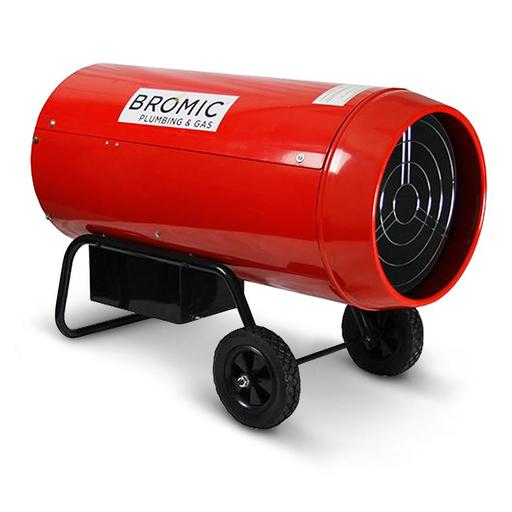 Bromic HF-50 (2620404) 50kW Heat-Flo Blow Heater LPG Hose & Regulator