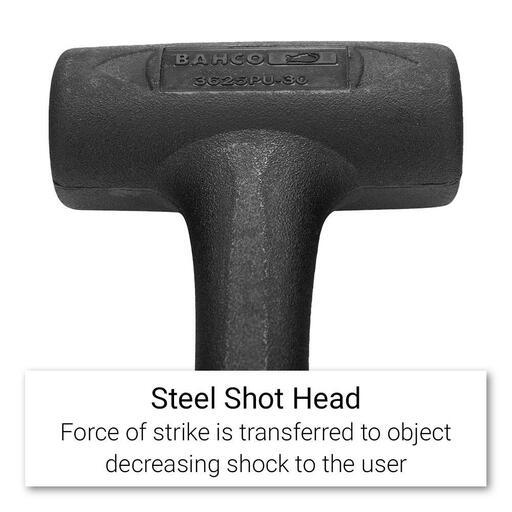 Bahco 3625PU-50 320mm 28oz Dead Blow Sledge Hammer with Anti-Sliding Handle – image 4