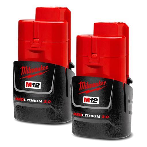 [Pre-Order] Milwaukee M12B32 2-Pack 12V 3.0Ah Li-ion Cordless RED LITHIUM Batteries – image 3