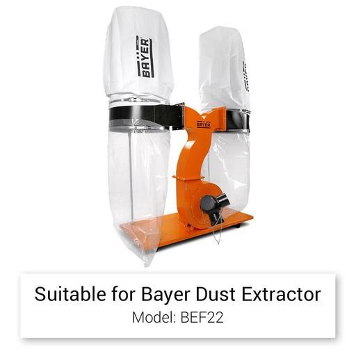 Bayer BEF22BAG 5-Pack 153L Clear Disposable Bags to suit BEF22 Dust Extractor – image 4