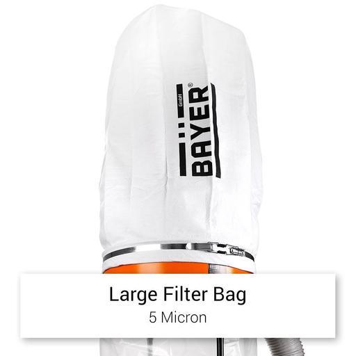 Bayer BEF15FILTERBAG Single Pack 5 Micron Filter Bag to suit BEF15 Dust Extractor – image 3