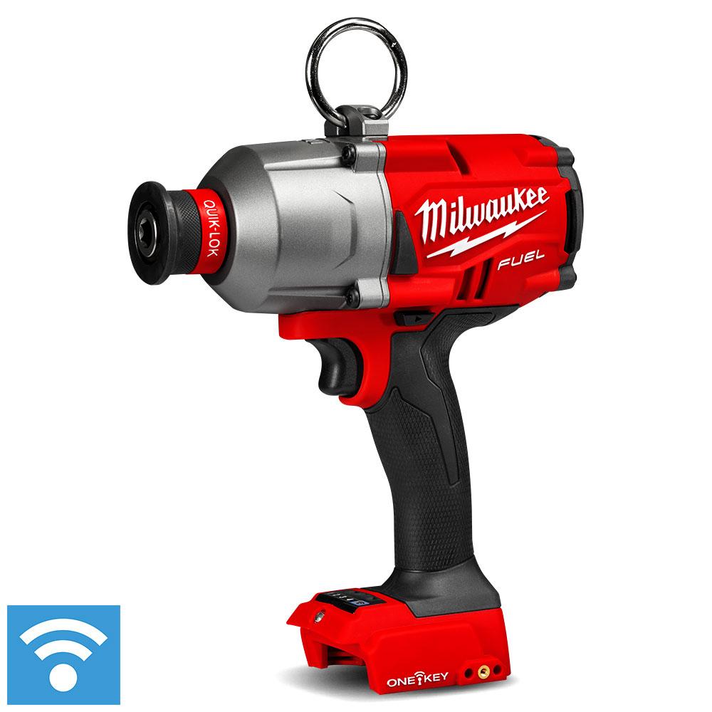 High Torque Impact Wrench w/Friction Ring DELUXE-NEW Milwaukee M18 FUEL w/ONE-KEY 18-Volt Lithium-Ion Brushless Cordless 1/2 in