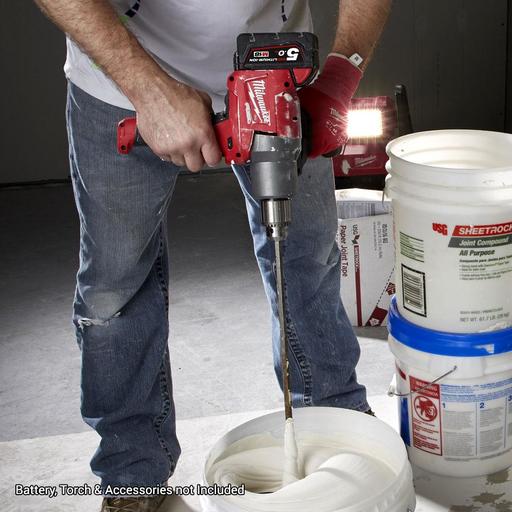 Milwaukee M18FPMC-0 18V Li-ion Cordless Fuel Paddle Mud Mixer with Keyed Chuck - Skin Only – image 5