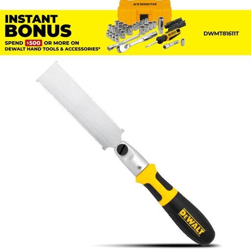 DeWalt DWHT20541 127mm (5") Flush Cut Hand Saw