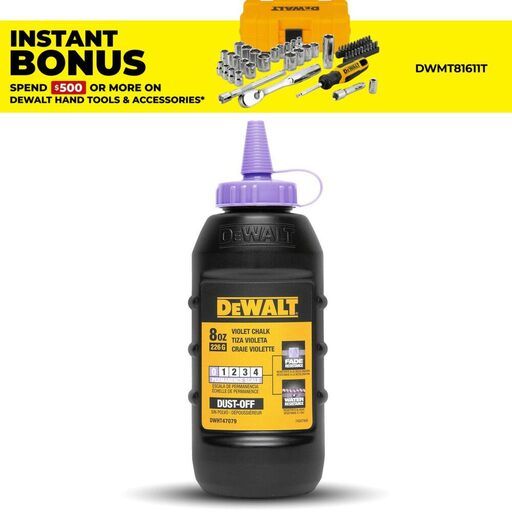 DeWalt DWHT47079L 226g (8oz) Level 0 Violet Chalk