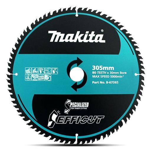Makita B-67365 305mm (12") 80T Efficut TCT Wood Saw Blade