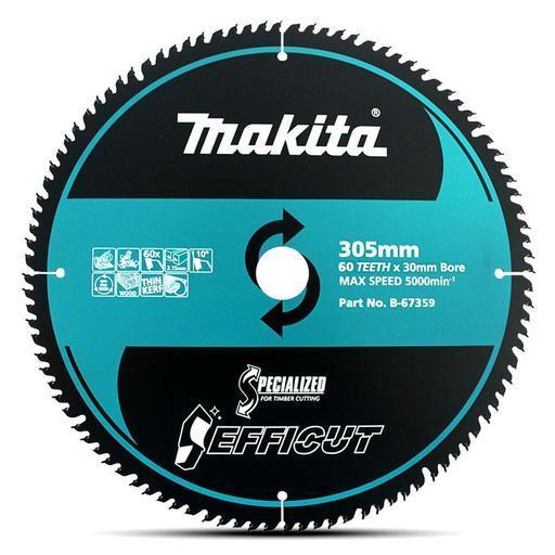 Makita B-67359 305mm (12") 60T Efficut TCT Wood Saw Blade