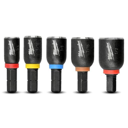 Milwaukee 49664563 5pce Shockwave Insert Nut Driver Set