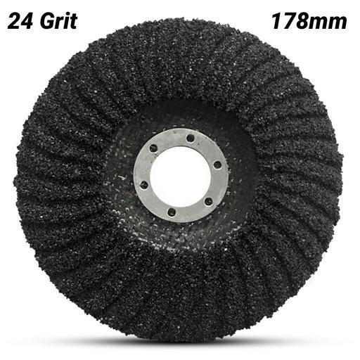 PFERD 75600566 178mm (7") Concrete / Stone Zec Type Superflex 24 Grit Grinding Disc