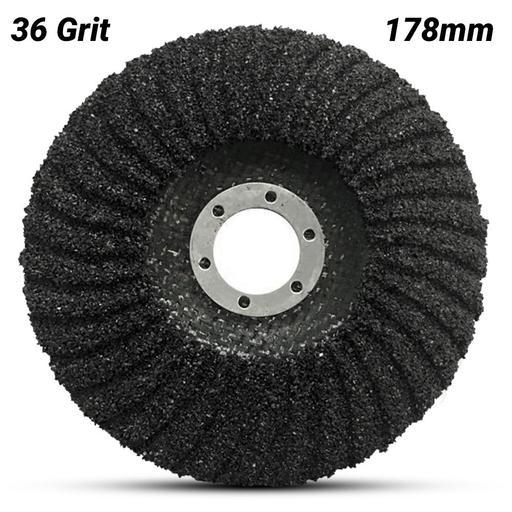PFERD 75600567 178mm (7") Concrete / Stone Zec Type Superflex 36 Grit Grinding Disc