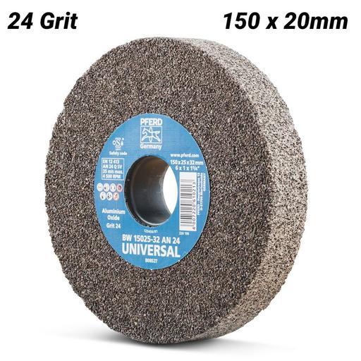Task Tools 8-Inch Aluminum Oxide Grinding Wheel - 80 Grit For Bench Grinders