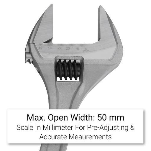 Daytona D18AW 450mm (18") Premium Adjustable Wrench – image 3
