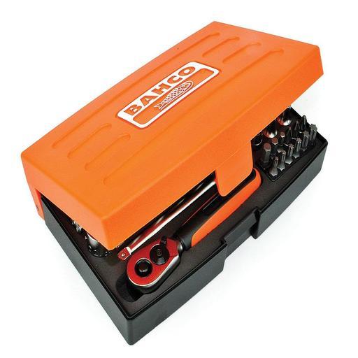 Bahco SL25L 37pce 1/4" Drive Metric Standard & Deep Socket Set – image 3