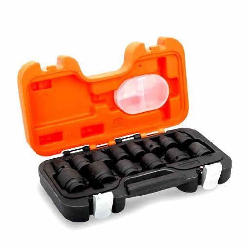 Bahco D/S14 14pce 1/2" Square Drive Impact Socket Set with Metric Hex Profile & Phosphate Finish – image 3