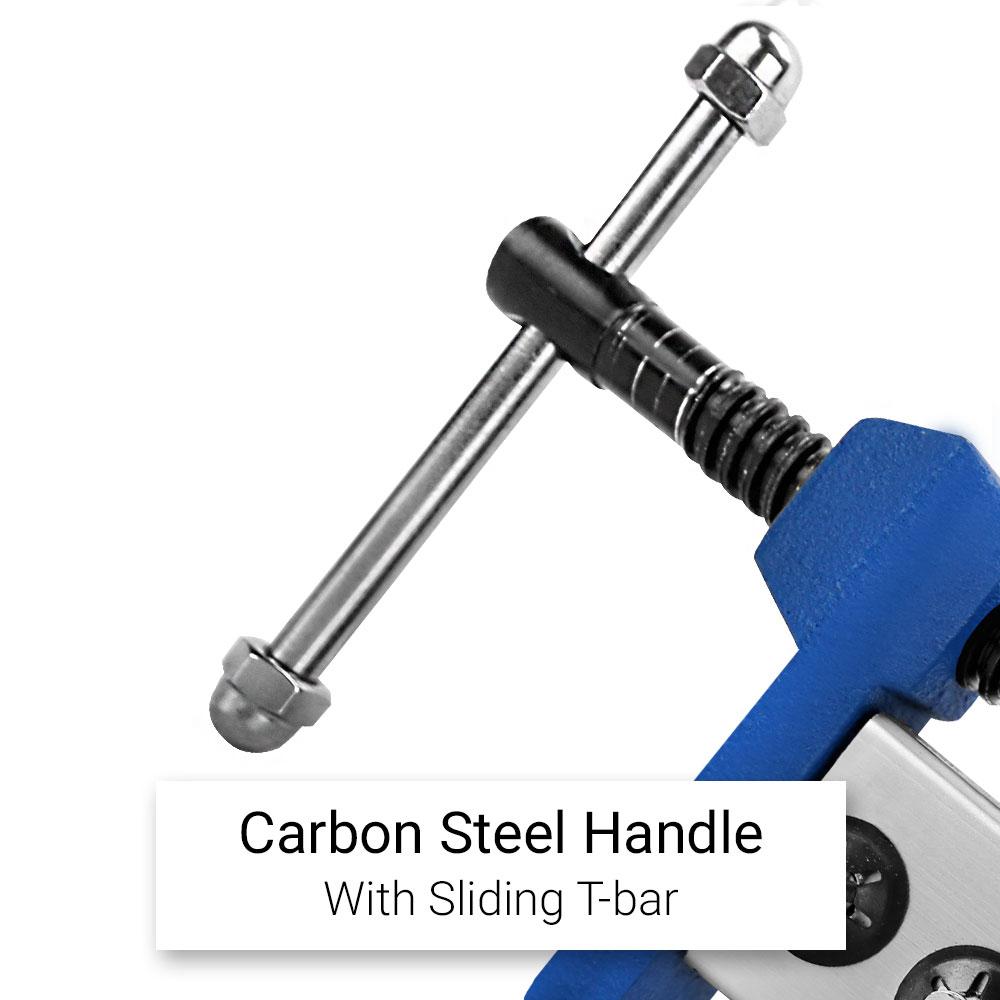 Faithfull T Bar Clamp - 1520mm (60 Inch) Capacity, Heavy-Duty Workshop Clamp - View #2