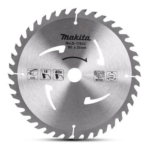 Makita D-17843 185mm (7") T20 Timber TCT Saw Blade