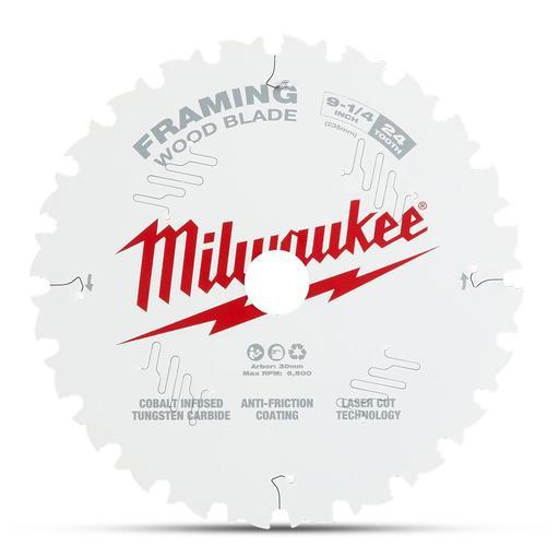 Milwaukee 48408924 235mm (9-1/4") Framing 24T Circular Saw Blade – image 2