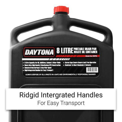 Daytona DDP8L 8L Portable Drain Pan Waste Oil Container – image 4