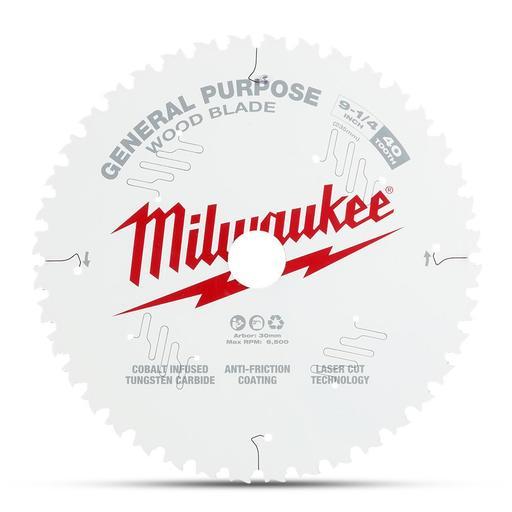 Milwaukee 48408926 235mm (9-1/4") Fine Finish 40T Circular Saw Blade – image 2