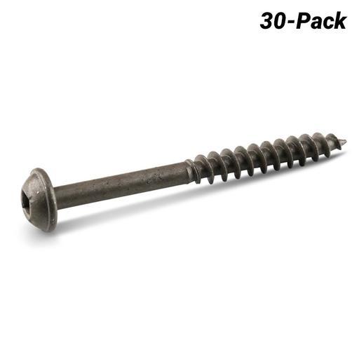 Kreg KR-SMLC2X250-30 30-Pack 64mm (2-1/2") HD Coarse Thread Pocket Screws