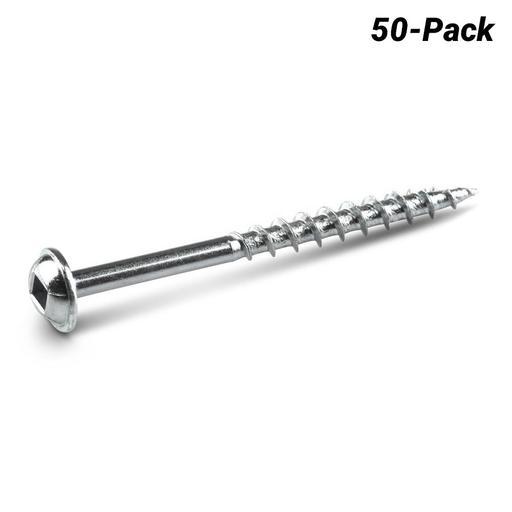 Kreg KR-SMLC2-50 50-Pack 51mm (2") Coarse Thread Zinc Coated Pocket Screws