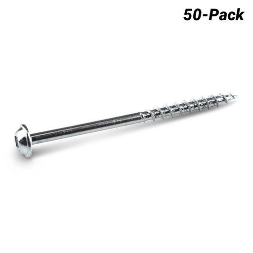 Kreg KR-SMLC250-50 50-Pack 64mm (2-1/2") Coarse Thread Zinc Coated Pocket Screws