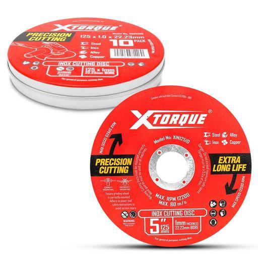 Xtorque XIN12510 10-Pack 125mm (5") Inox Cutting Disc – image 2