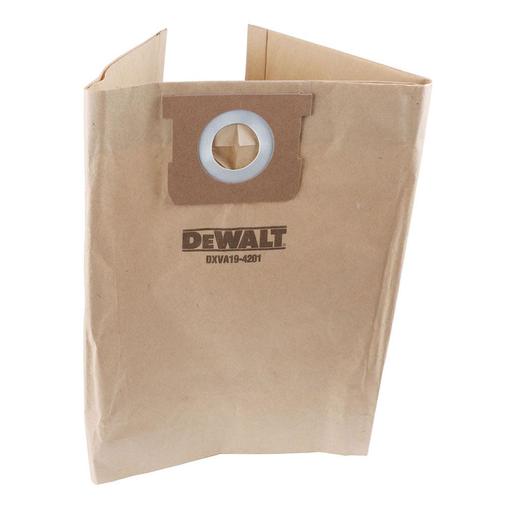 DeWalt DXVA19-4201 3-Pack Paper Vacuum Bags suits 23L - 38L Wet/Dry Vacuums – image 2