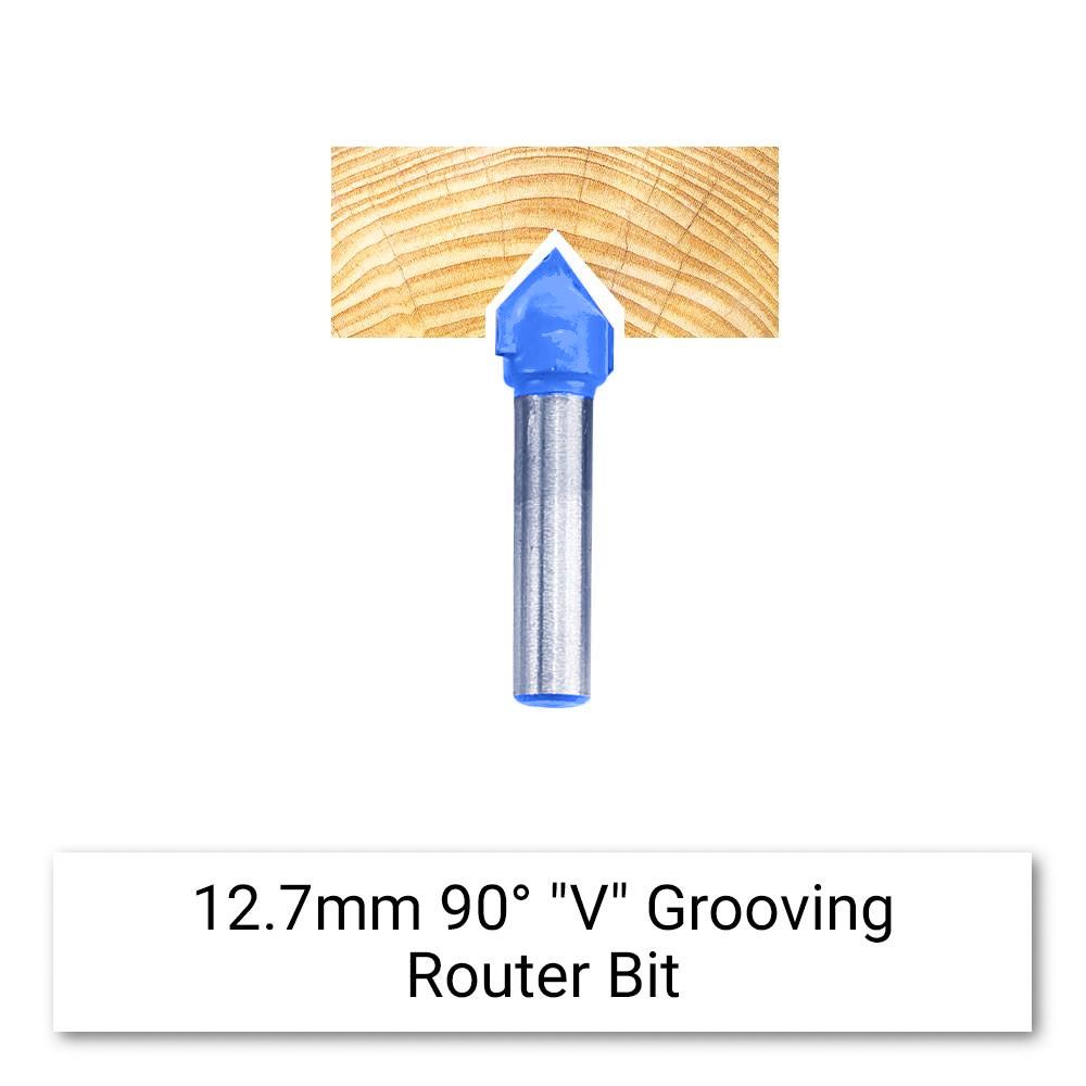 Techsmart TRBS35 35pce 1/4" Shank Router Bit Set With Case – image 4