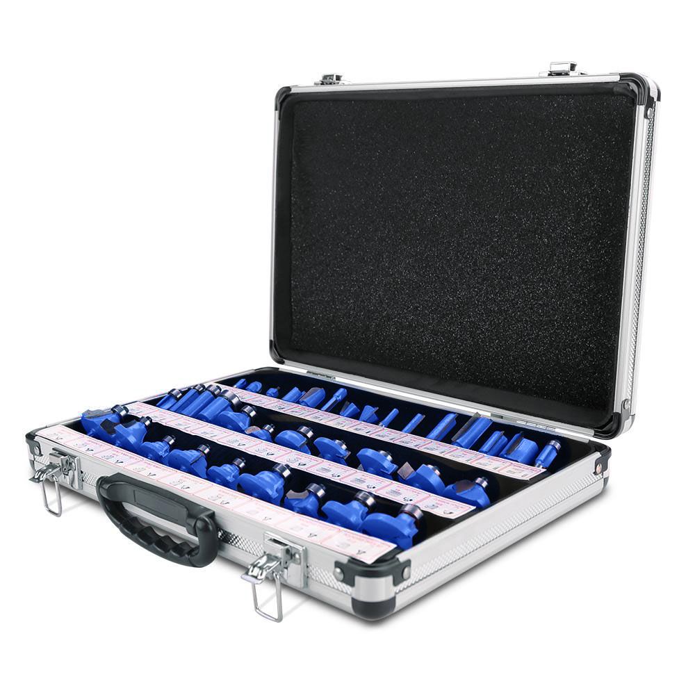 Techsmart TRBS35 35pce 1/4" Shank Router Bit Set With Case – image 1