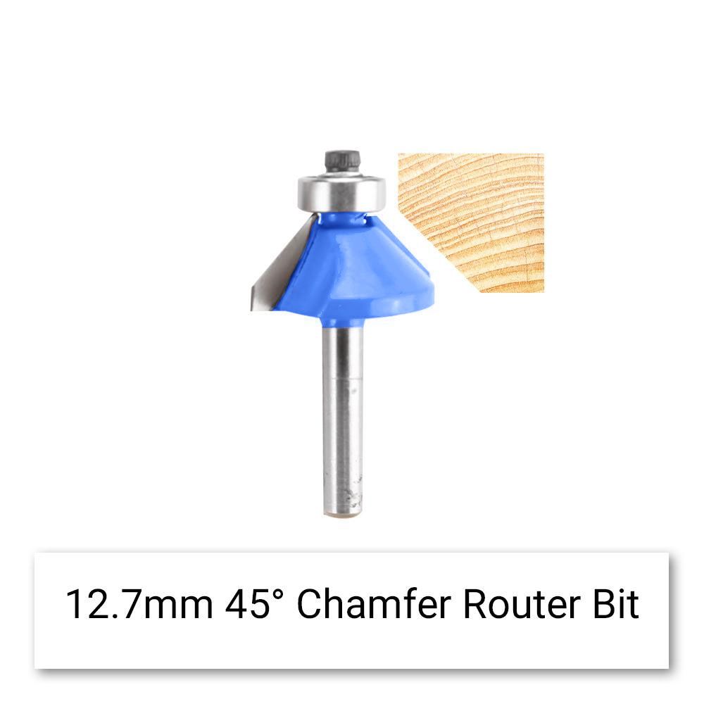 Techsmart TRBS35 35pce 1/4" Shank Router Bit Set With Case – image 19