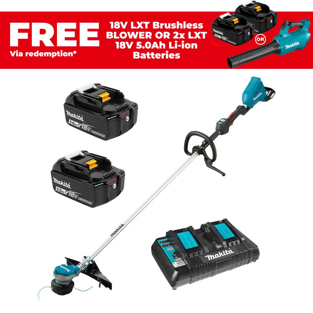 Lithium Ion Makita 18v Brushless Line Trimmer Makita DUR368LPT2
