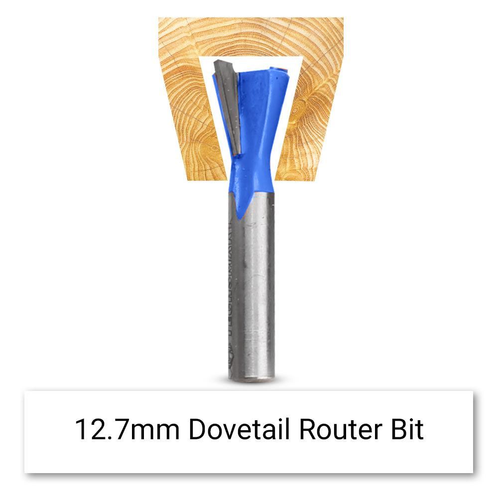Techsmart TRBS6 6pce 1/4" Shank Router Bit Set – image 7