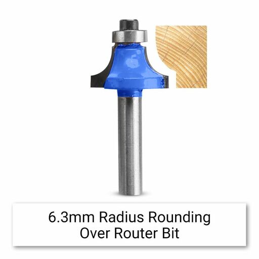 Techsmart TRBS6 6pce 1/4" Shank Router Bit Set – image 5