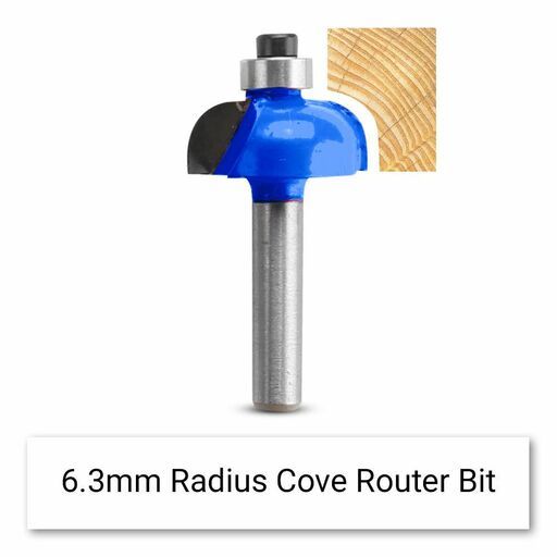 Techsmart TRBS6 6pce 1/4" Shank Router Bit Set – image 4
