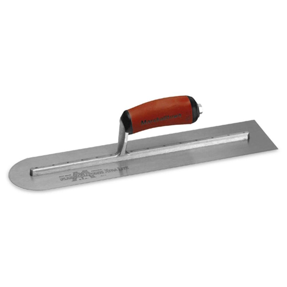 Marshalltown 804382 (MTMXS64RED) 356mm x 102mm DuraSoft Grip Tri-Round Finishing Trowel – image 1