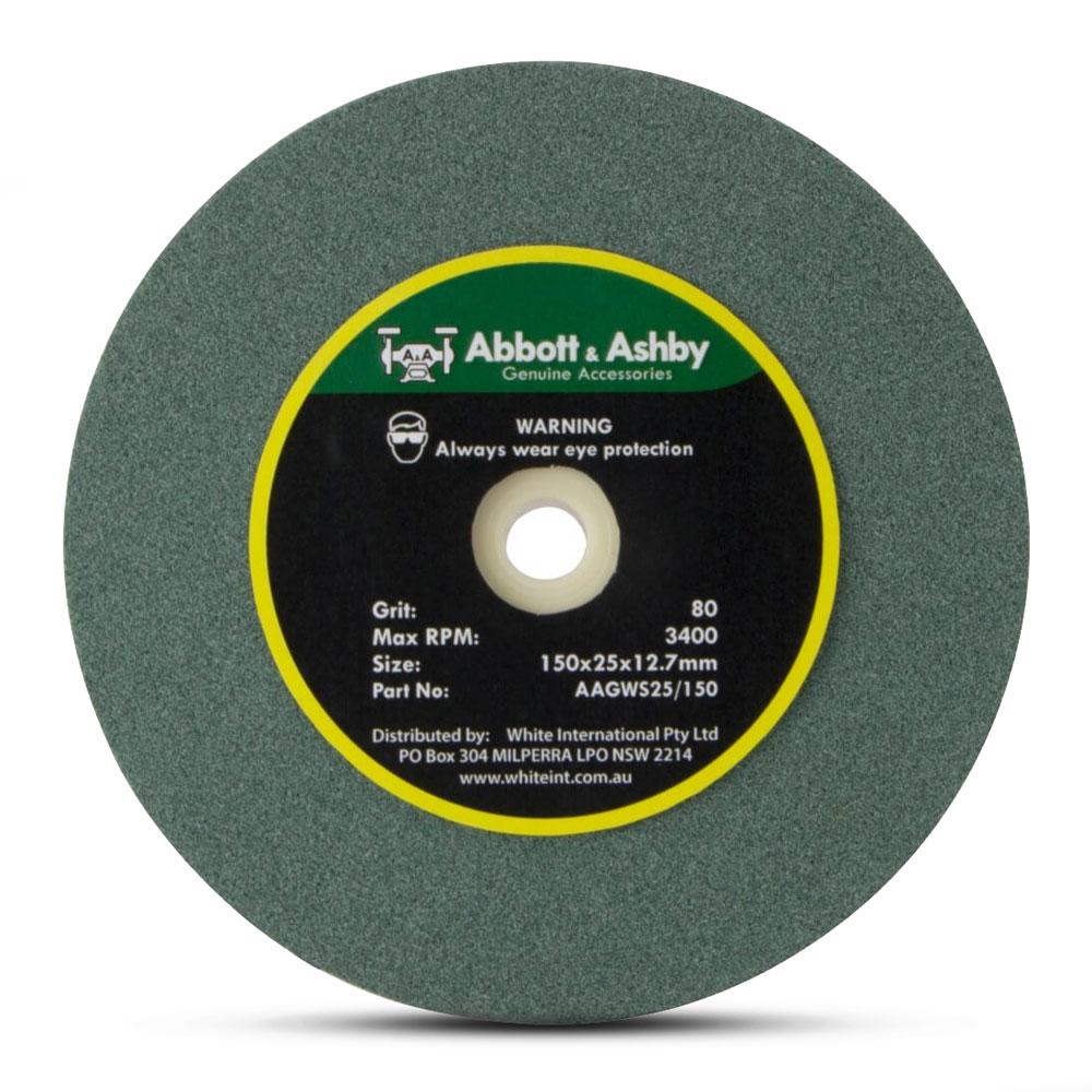 Abbott & Ashby AAGWS25/150 (500110) 150mm x 25mm 80 Grit Silicone Carbide Grinding Wheel – image 1