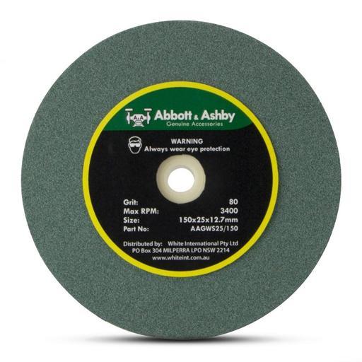 Abbott & Ashby AAGWS25/150 (500110) 150mm x 25mm 80 Grit Silicone Carbide Grinding Wheel