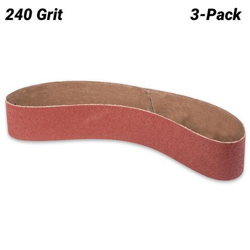 Abbott & Ashby AAPACK50/915240 (500169) 3-Pack 50 x 915mm 240 Grit Aluminium Oxide Sanding Belt Suits Multitool 362
