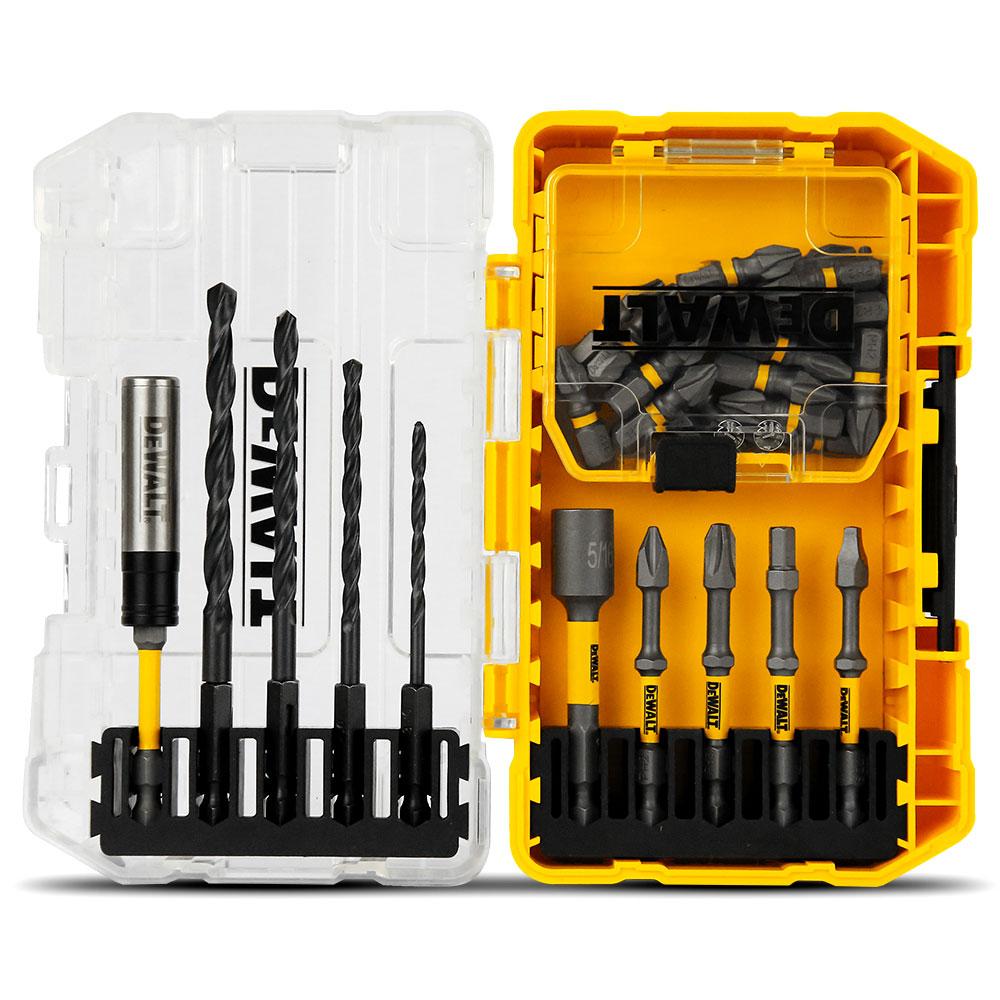 DeWalt DT70725QZ 30pce Max Impact Screwdriving Drill Driver Set