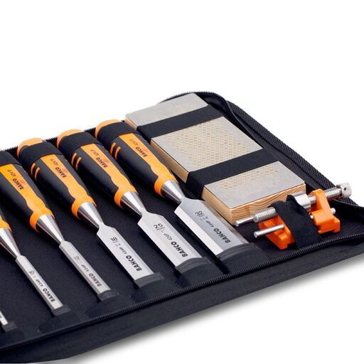 Bahco 424P-S6-ZC 6pce 6mm-32mm Chisel Set with Rubberised Handle in Nylon Zipper Case – image 3