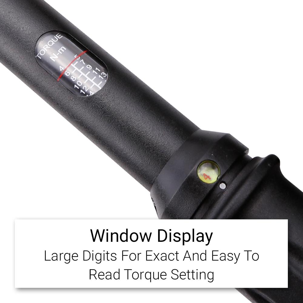 Daytona D14TWW 1/4" Drive Window Type Torque Wrench 4-20Nm – image 4