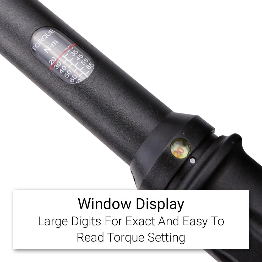 Daytona D38TWW 3/8" Drive Window Type Torque Wrench 20-100Nm – image 4