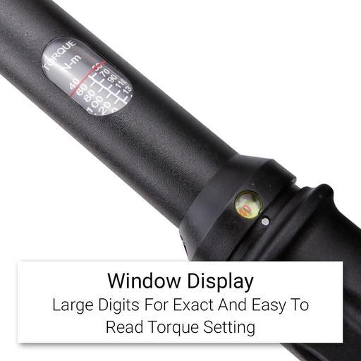 Daytona D12TWW 1/2" Drive Window Type Torque Wrench 40-210Nm – image 4