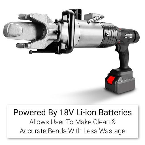 Bayer BCRB16 18V 5.0AH Li-ion Cordless Heavy Duty 4-16mm Rebar Bender Combo Kit – image 3