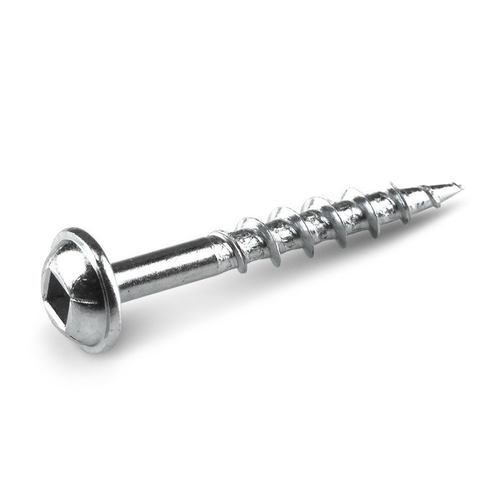 Kreg KR-SMLC125-250 250-Pack 32mm (1-1/4") Coarse Thread Zinc Coated Pocket Screws – image 2