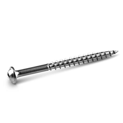 Kreg KR-SMLC250S5-50 50-Pack 64mm (2-1/2") Coarse Thread Stainless Steel Pocket Screws – image 2