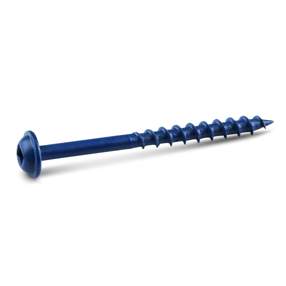 Kreg KR-SMLC2B-50 50-Pack 51mm (2") Coarse Thread Blue Kote Pocket Screws – image 2