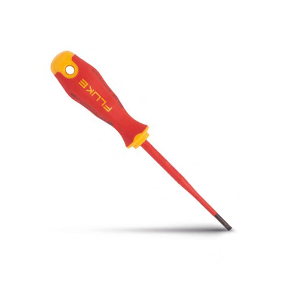 Fluke ISLS5 (5067280) Slotted 4 x 100mm 1000V Insulated Screwdriver – image 1